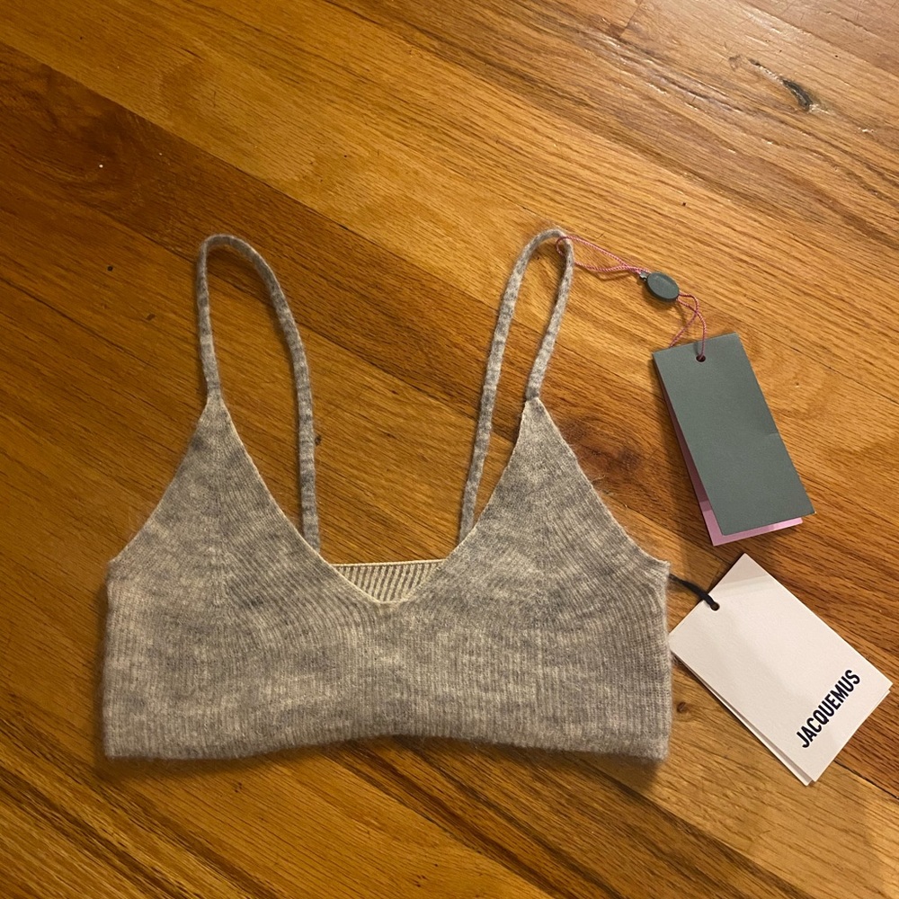 Jacquemus Mohair Blend Bralette